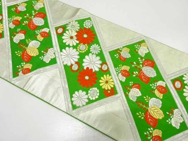 Japanese Kimono / Antique / Fukuro Obi Silk